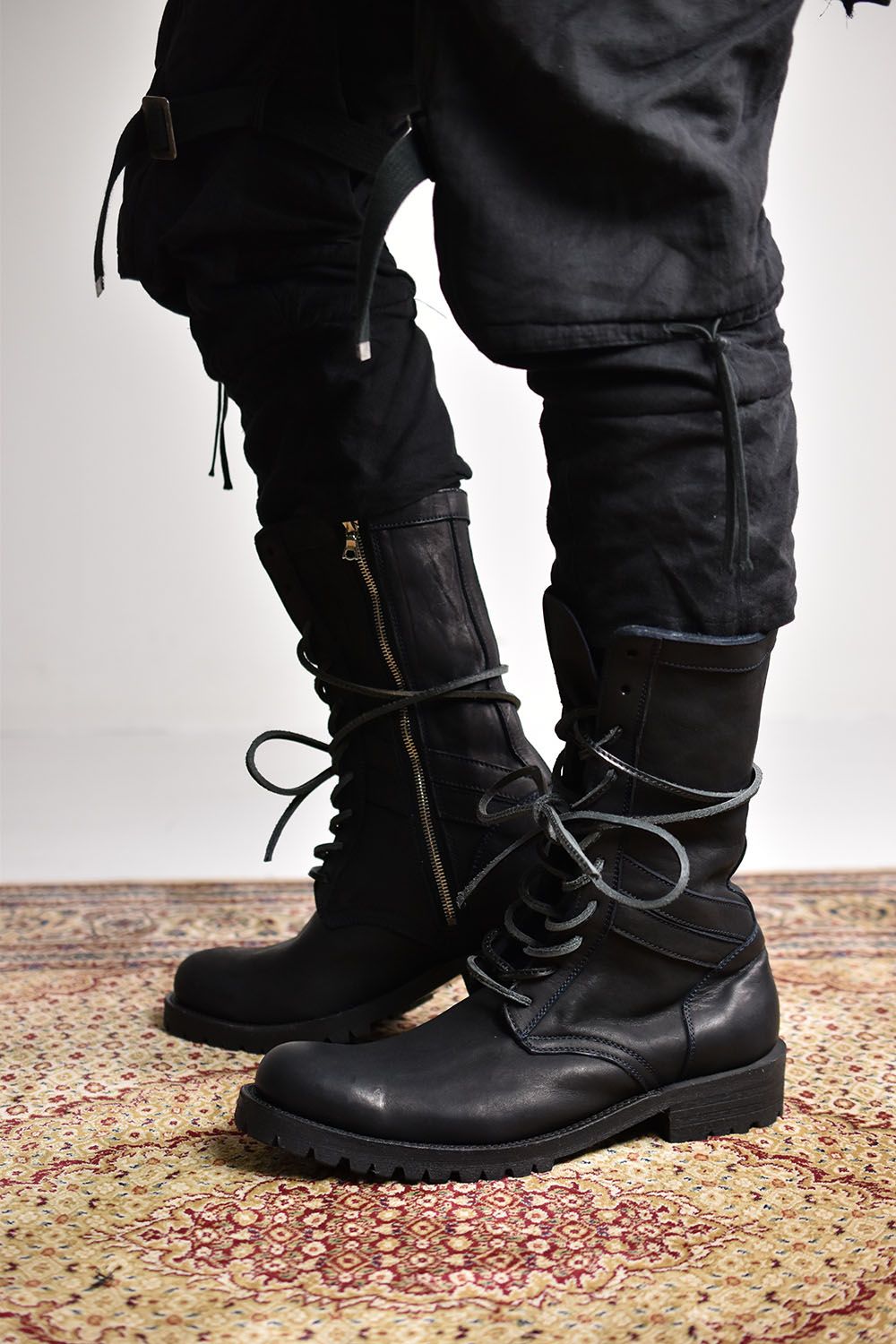 Double Shoulder Combat Boots