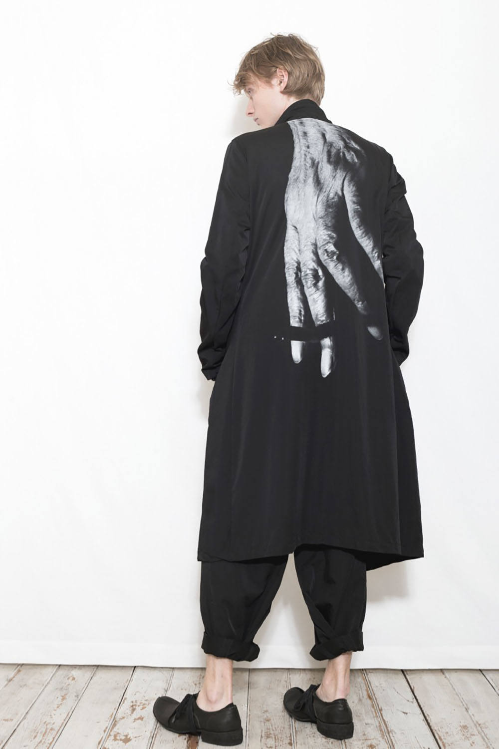 nude:masahiko maruyama - HAND PRINT LONG JACKET. | ALTRA