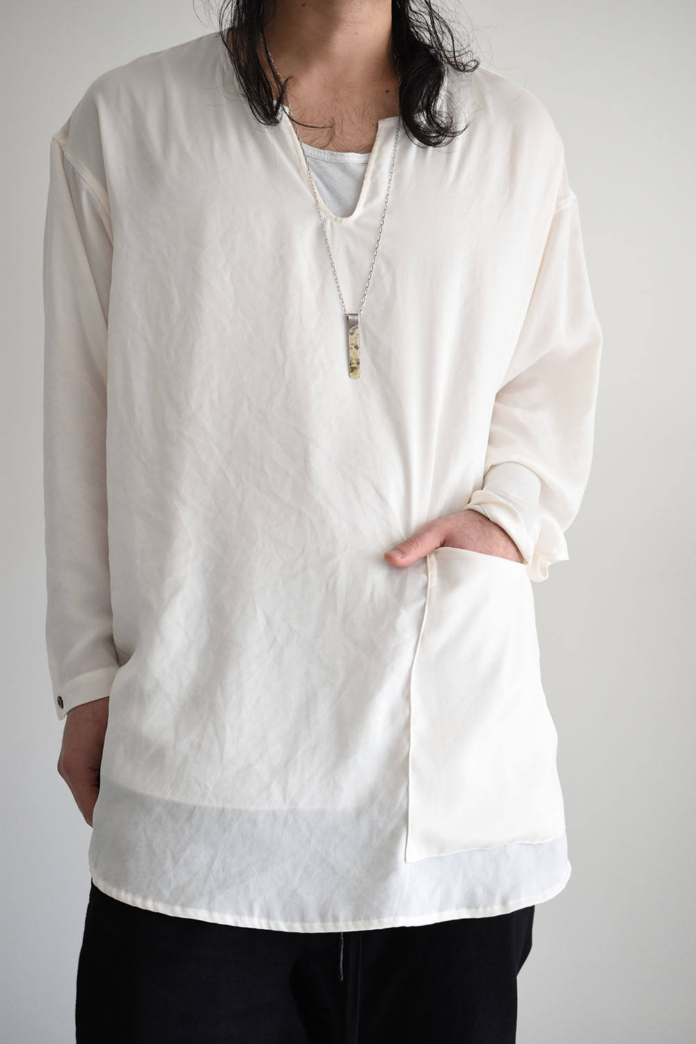 Prasthana Long Sleeper Black ロングスリーパーシャツ ブラック Altra Prasthana Long Sleeper Black ロングスリーパーシャツ ブラック Altra