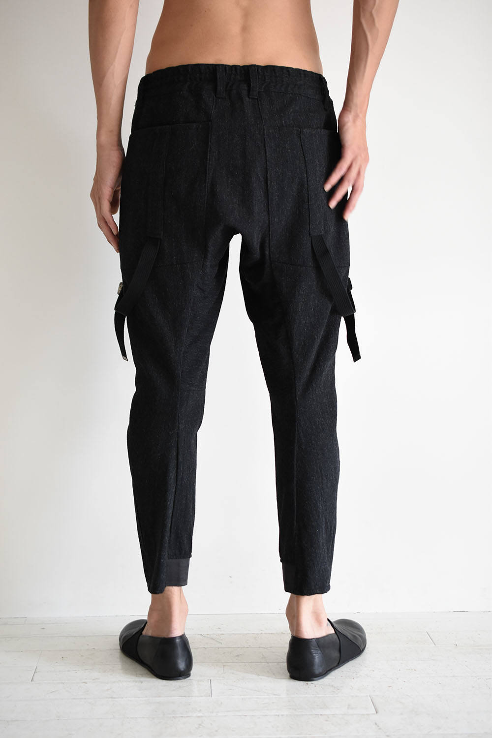 D.HYGEN - 《ラスト1点!!》Wool × Cortton Serge Harness Tapered