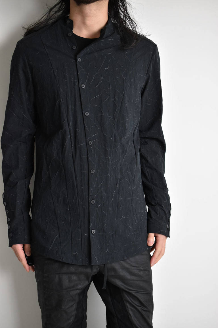 A F Artefact Cold Dye Switching Shirts Black コールドダイスウィチングシャツ ブラック Altra A F Artefact Cold Dye Switching Shirts Black コールドダイスウィチングシャツ ブラック Altra